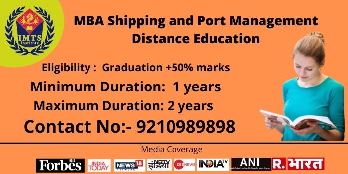 MBA Shipping and Port Management Distance Education