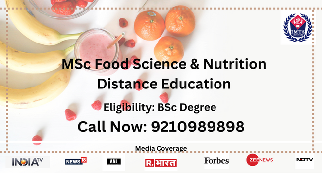 MSc Food Science & Nutrition Distance Education
