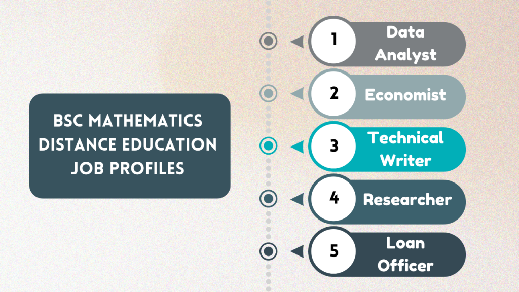 BSc Mathematics Distance Education Job Profiles