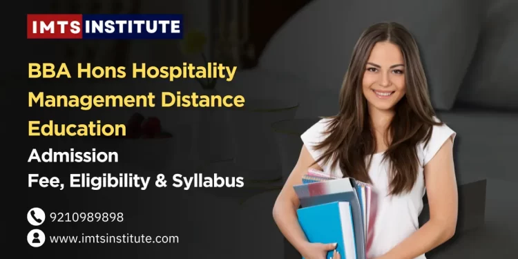 BBA Hons Hospitality Management Distance Education