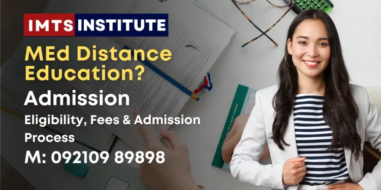 MEd Distance Education Admission