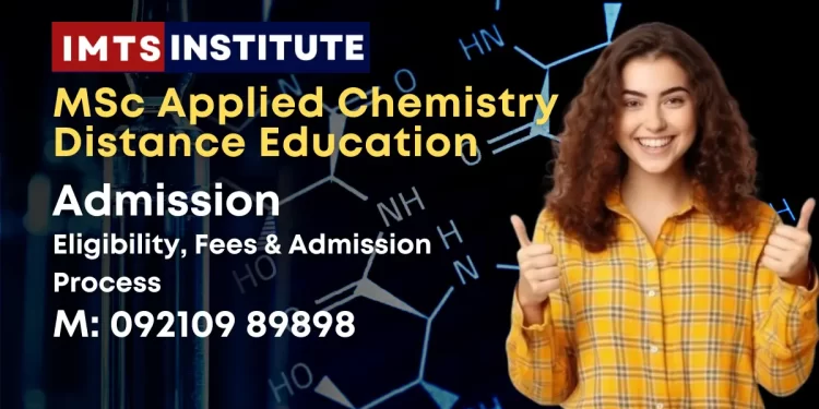 MSc Applied Chemistry Distance Education