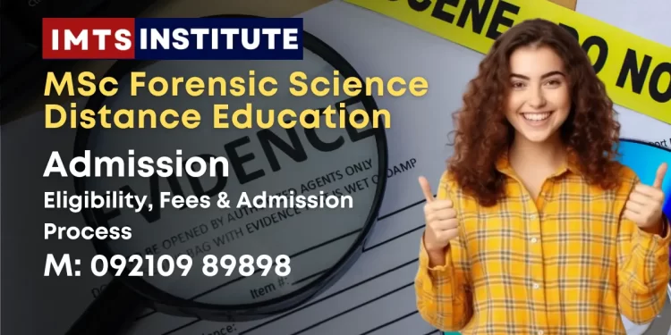 MSc Forensic Science Distance Education