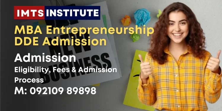 MBA Entrepreneurship DDE