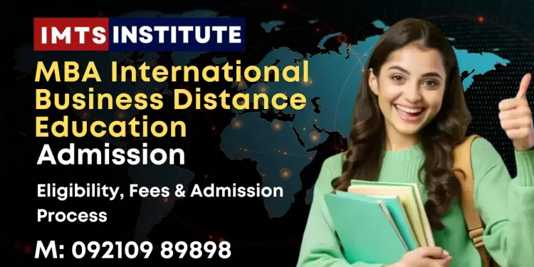 MBA International Business Distance Education